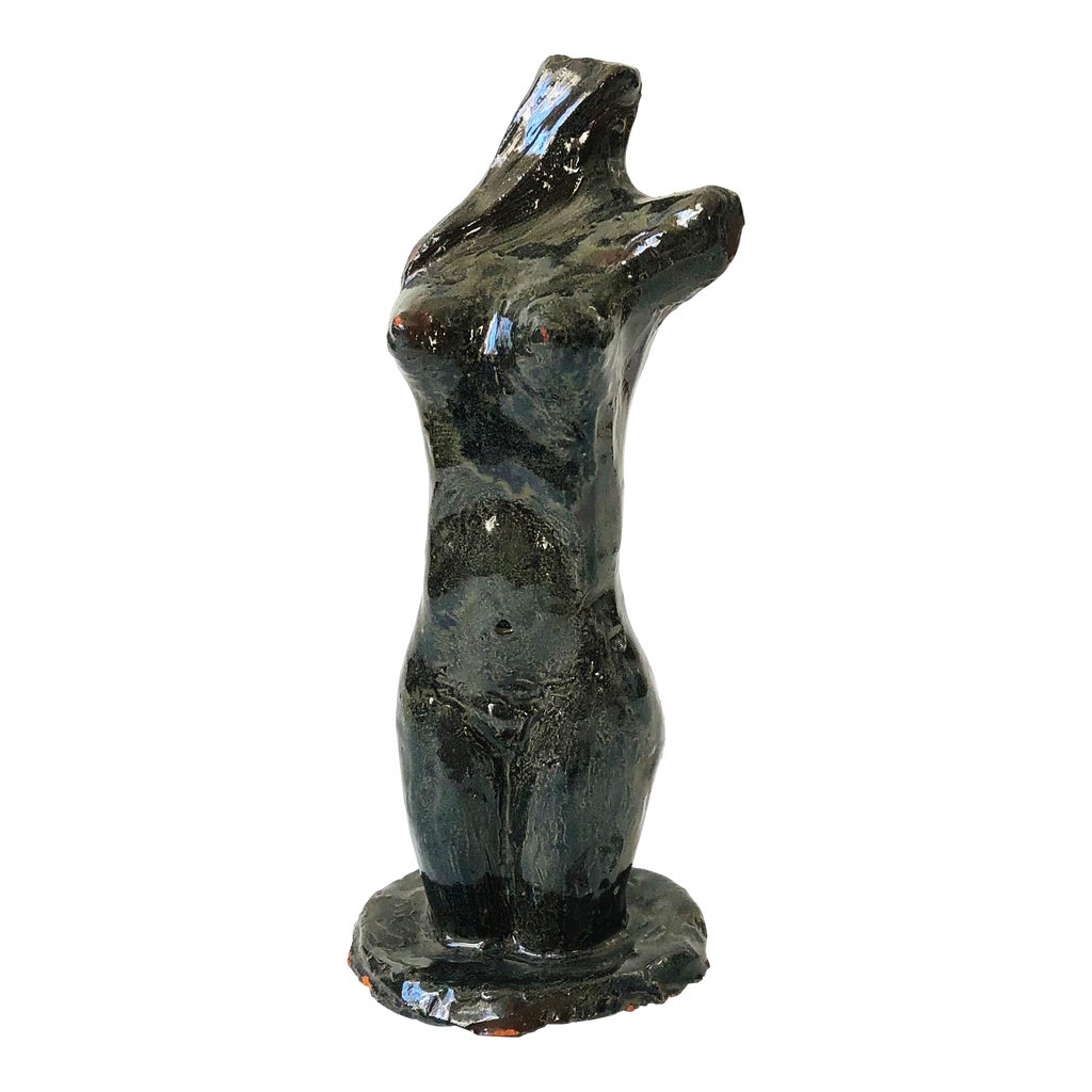 Vintage Studio Pottery Female Nude Vase Vases Home Living Etna Pe