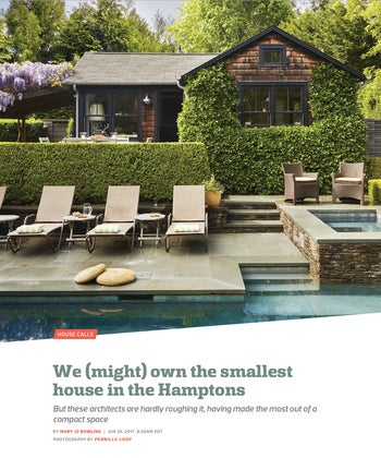 We (might) own the smallest house in the Hamptons