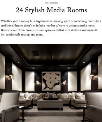  24 Stylish Media Rooms                                                           