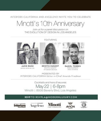 Minotti's 10th Anniversary