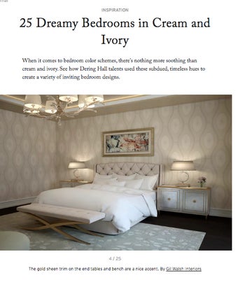 25 Dreamy Bedrooms in Cream and Ivory                