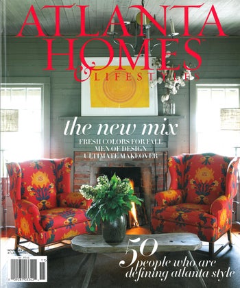 William (Bill) Harrison named one of Atlanta's 50 most Influential Designers by Atlanta Homes & Lifestyles