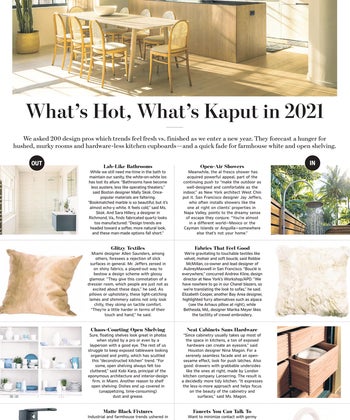 What's Hot, What's Kaput in 2021