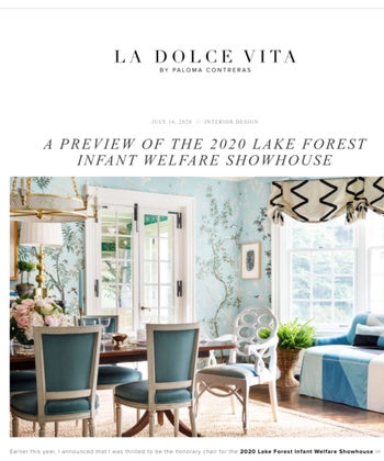 A Preview Of The 2020 Lake Forest Infant Welfare Showhouse