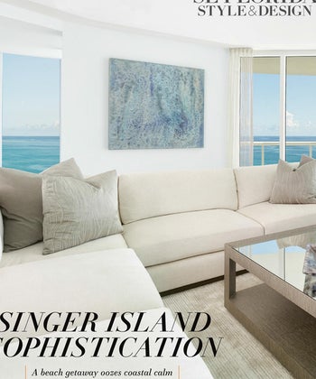 SE Florida Style & Design Magazine features Annie Santulli Designs