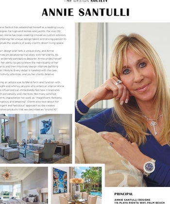 Modern Luxury Palm Beach Profiles Annie Santulli