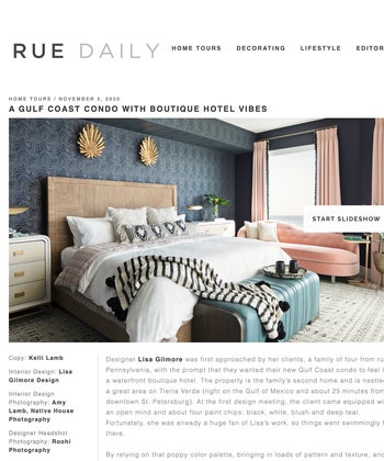 A GULF COAST CONDO WITH BOUTIQUE HOTEL VIBES