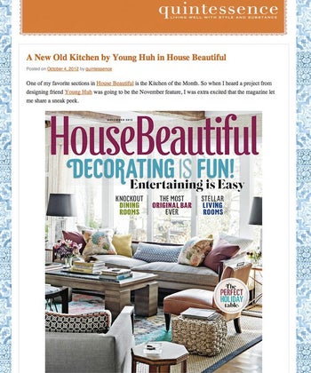 A New Old Kitchen by Younh Huh in House Beautiful