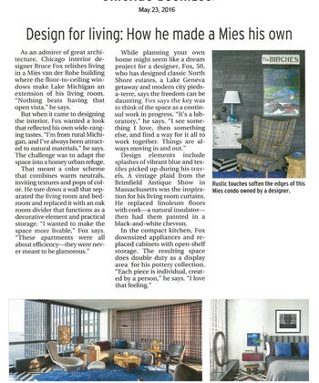 Design for living: how he made a Mies his own