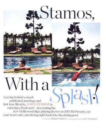 Stamos, with a Splash 