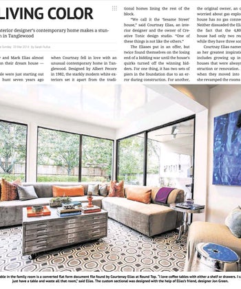 In Living Color: Houston interior designer's contemporary home makes a stunning splash in Tanglewood
