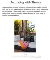 Decorating with Throws