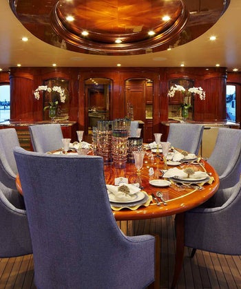 Step Inside the Bespoke Inerior of the M/Y Bread Luxury Yacht by Annie Santulli Designs