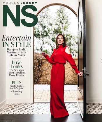 Designer Leslie Martin Creates Holiday Magic