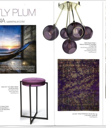 PLUM MELANGE FOR EAST COAST Home + Design 