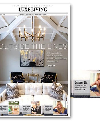 Florida Weekly – LUXE LIVING Profiles Annie Santulli