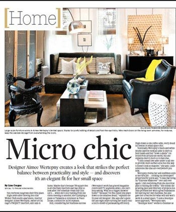 chicago tribune, micro chic