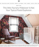This Attic Nursery Makeover Is Not Your Typical Pastel Explosion