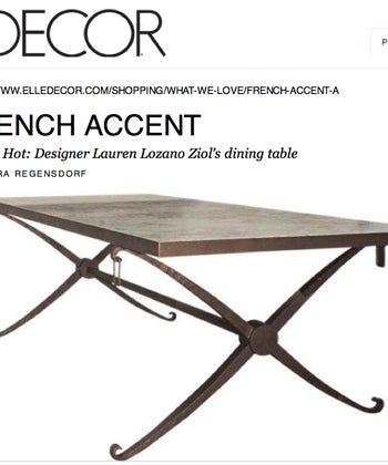 French 40s Dining Table