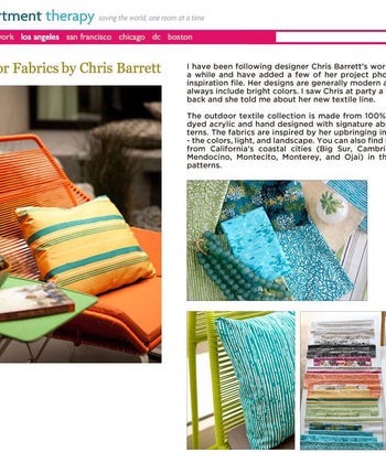 Outdoor Fabrics by Chris Barrett