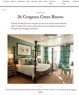 26 Gorgeous Green Rooms     