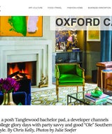Oxford Calling: In a posh Tanglewood bachelor pad, a developer channels college glory days with party savvy and good "Ole" Southern style.