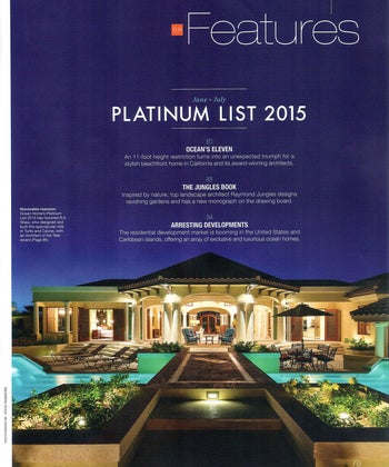 2015 Ocean Home Platinum List
