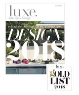 Luxe Interiors + Design 2018 Gold List 