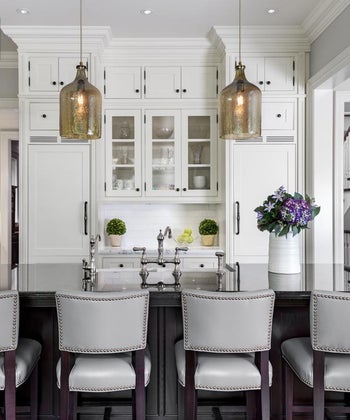 Elle Decor: 20+ Polished Kitchens with Dark Wash or Black Kitchen Islands