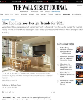 The Top Interior-Design Trends for 2021