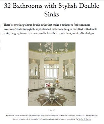 32 Bathrooms with Stylish Double Sinks