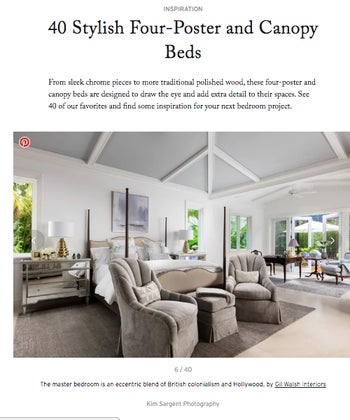 40 Stylish Four-Poster and Canopy Beds