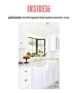 Gold Metal Worthy Spaces that Master Metallic Style