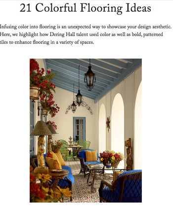 21 Colorful Flooring Ideas