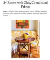 24 Rooms with Chic, Coordinated Fabrics