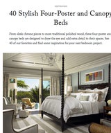  40 Stylish Four-Poster and Canopy Beds