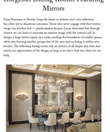 Gorgeous Dining Rooms Featuring Mirrors