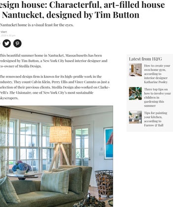 Design House: Characterful, art-filled house in Nantucket designed by Tim Button