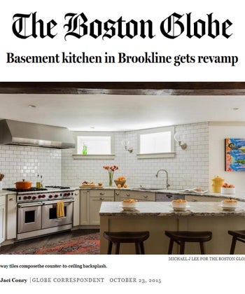 Basement kitchen in Brookline gets revamp