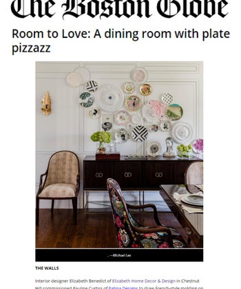 Room to Love: A dining room with plate pizzazz