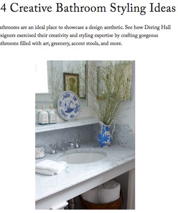 24 Creative Bathroom Styling Ideas