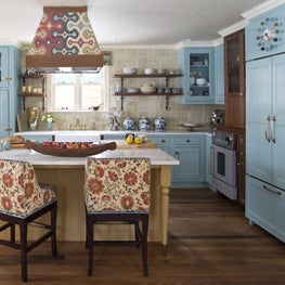 Powder Blue Kitchen
