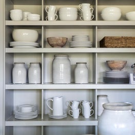 Southern Living Showhouse pantry built-in storage