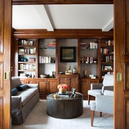 Central Park West Prewar/Modern Library/Study/Office/Millwork