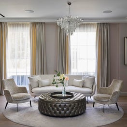 Kensington Townhouse Exterior Ground Floor Open Lounge Area