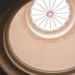 Oculus in Greek Revival Rotunda