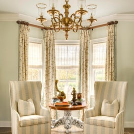 Cozy sitting nook in the family room