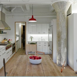 Perry Street Loft, View of Kitchen
