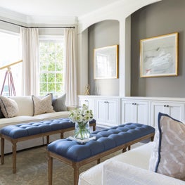 Portfolio: Modern French Country Sitting Room