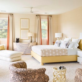 Modern inspired master bedroom